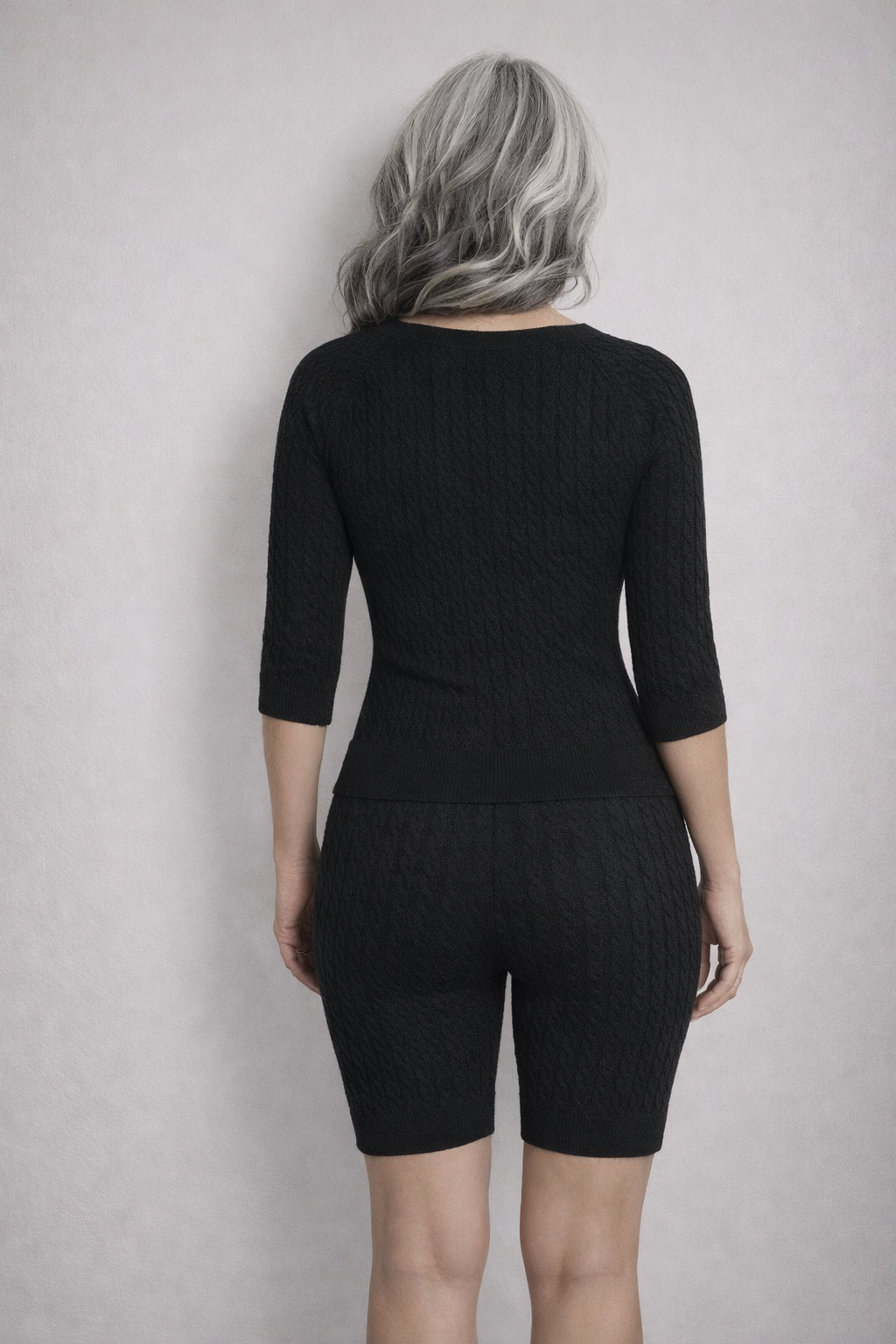 Short Sleeve Sweater Cable Set