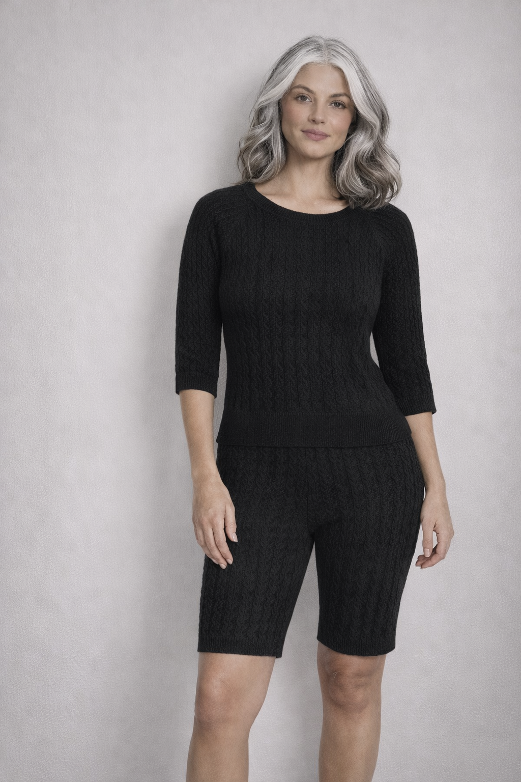 Short Sleeve Sweater Cable Set