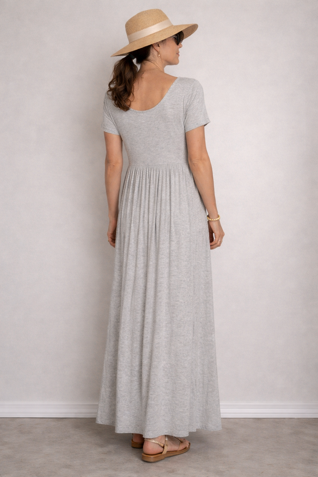 Short Sleeve Maxi Dress